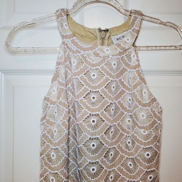 Aura Lace Midi Dress Sz S Sleeveless - Picture 2 of 12